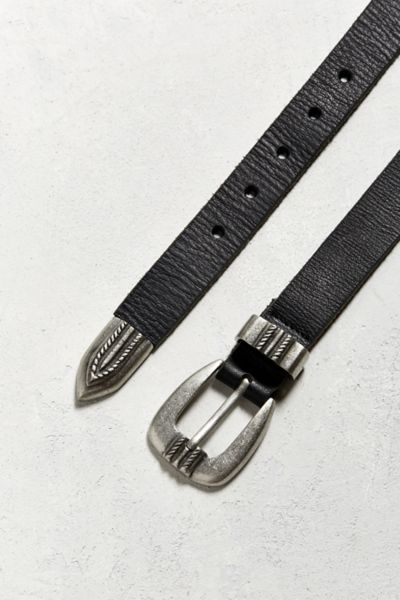 UO Metal Tipped Leather Belt | Urban Outfitters US