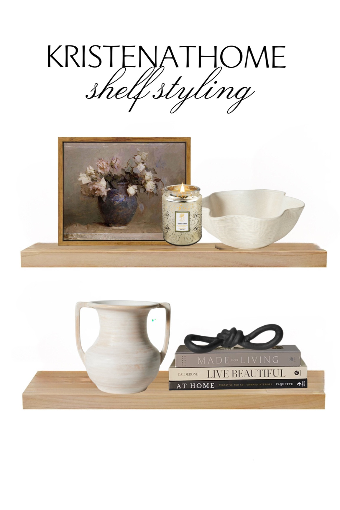 How to style your shelves 🤍

#LTKunder50 #LTKhome #LTKstyletip