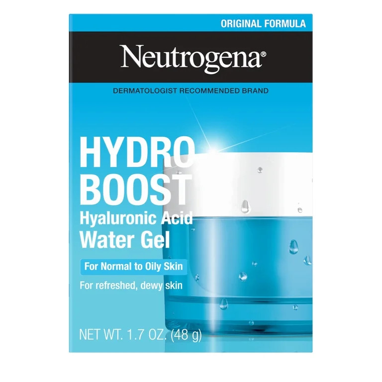 Neutrogena Hydro Boost Water Gel Face Moisturizer Lotion with Hyaluronic Acid, 1.7 oz | Walmart (US)