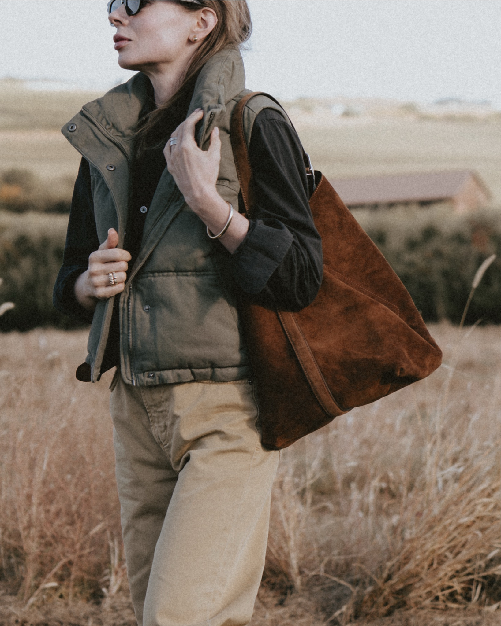 Mood: bucolic for the weekend 
Chino pants + puffer vest + button down shirt + broken in penny loafers + oversized suede bag + square buckle belt.
Pants: Citizens of humanity 
Vest: Levi’s 
Belt & shirt: Buck Mason
Bag: Toteme 
Loafers: Golden Goose 

#LTKItBag #LTKShoeCrush #LTKSeasonal