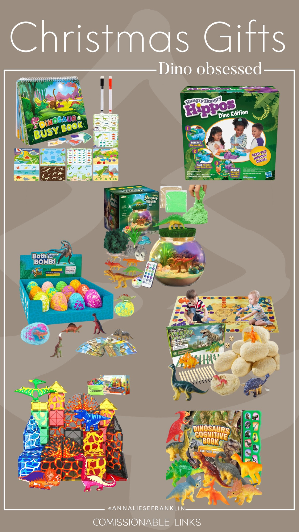 Dinosaur Christmas gift ideas • educational Christmas gift ideas • toddler boy gifts • toddler dinosaur bath bombs • toddler busy book • toddler board games • toddler motor scale development toys • Dino magnet tiles • toddler gift guide • 

#LTKKids #LTKFamily #LTKHoliday