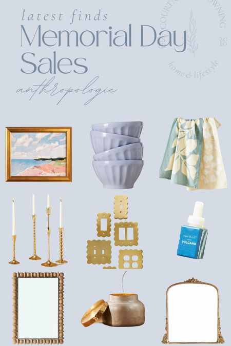 Memorial Day sale! Home sale at anthropologie! Up to 40% off! 

#LTKhome #LTKsalealert