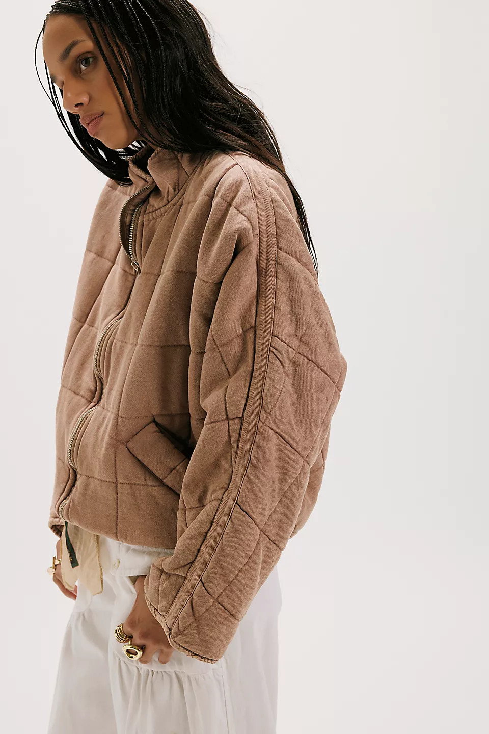 Dolman Quilted Knit Jacket | Free People (Global - UK&FR Excluded)