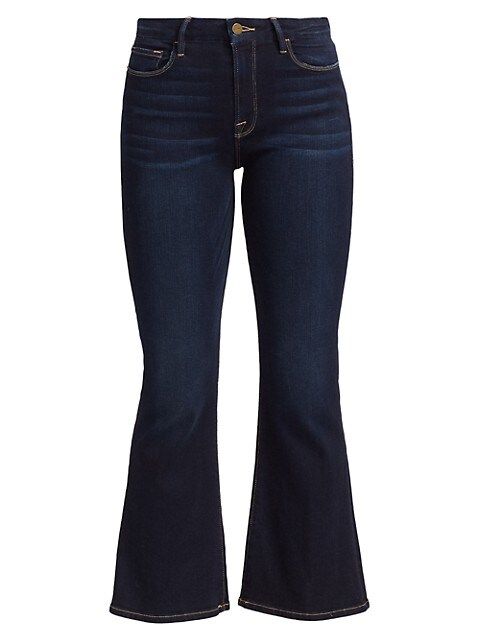 Le Crop Mid-Rise Bootcut Jeans | Saks Fifth Avenue