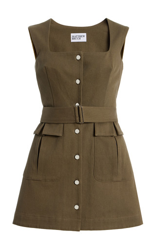 Apron Cargo Army Cotton Mini Dress | Moda Operandi (Global)