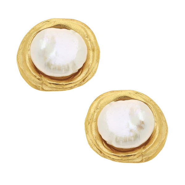 Pearl Studs | Susan Shaw