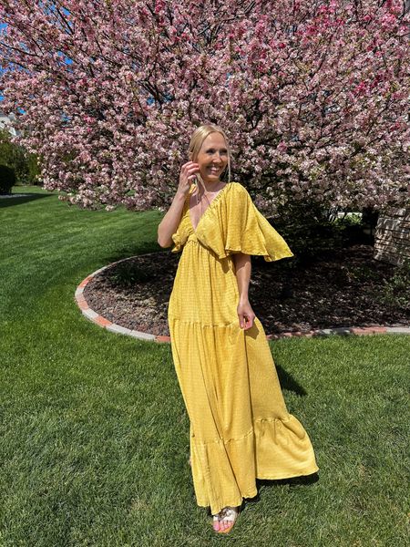 Butter yellow dresses 🌼

This flutter sleeve maxi dress is gorgeous for Summer ☺️ I’m wearing the XS and I love how lightweight and flowy it is. 

It’s so versatile and can be worn as a casual brunch outfit, family photos dress, Mother’s Day outfit, bridal shower guest dress, etc. I’ll link a few of my favorite butter yellow dresses below.

Summer outfit, Summer dress, date night outfit, spring date outfit, Amazon outfits, spring Amazon dress, baby shower guest dress, yellow dresses, yellow maxi dress, vacation dress, vacation dinner outfit, vacation outfit, butter yellow dress, flutter sleeve dress, long yellow dress, yellow wedding guest dress, garden party dress, Summer dinner party dress

#LTKSeasonal #LTKSaleAlert #LTKFestival