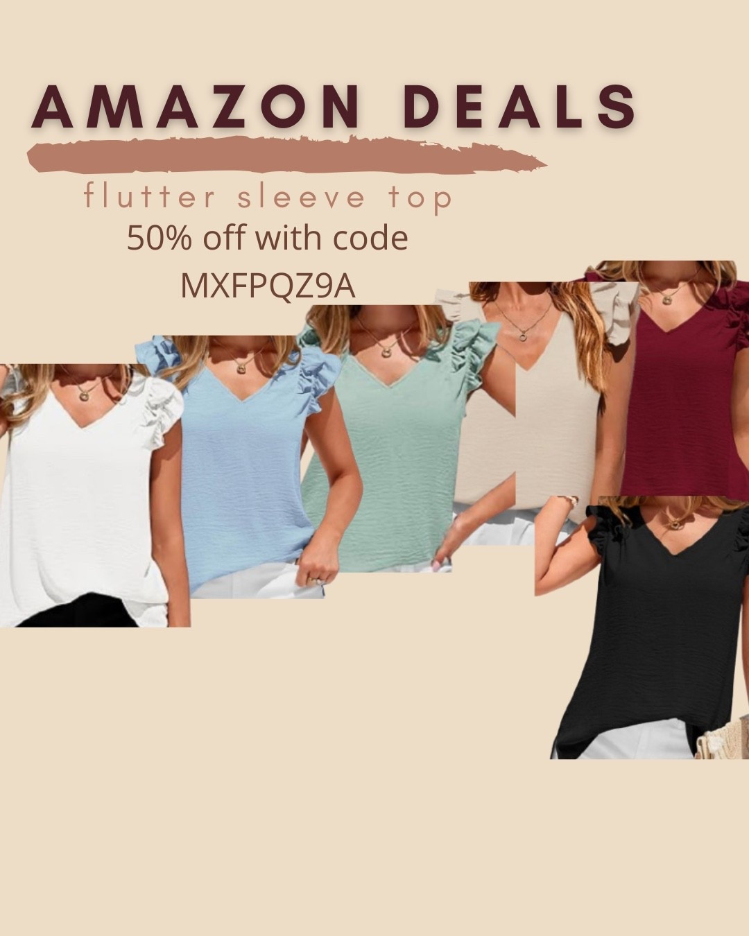 $10 ends 6/22

Amazon fashion
Amazon deals
Flutter sleeve top

#LTKSaleAlert