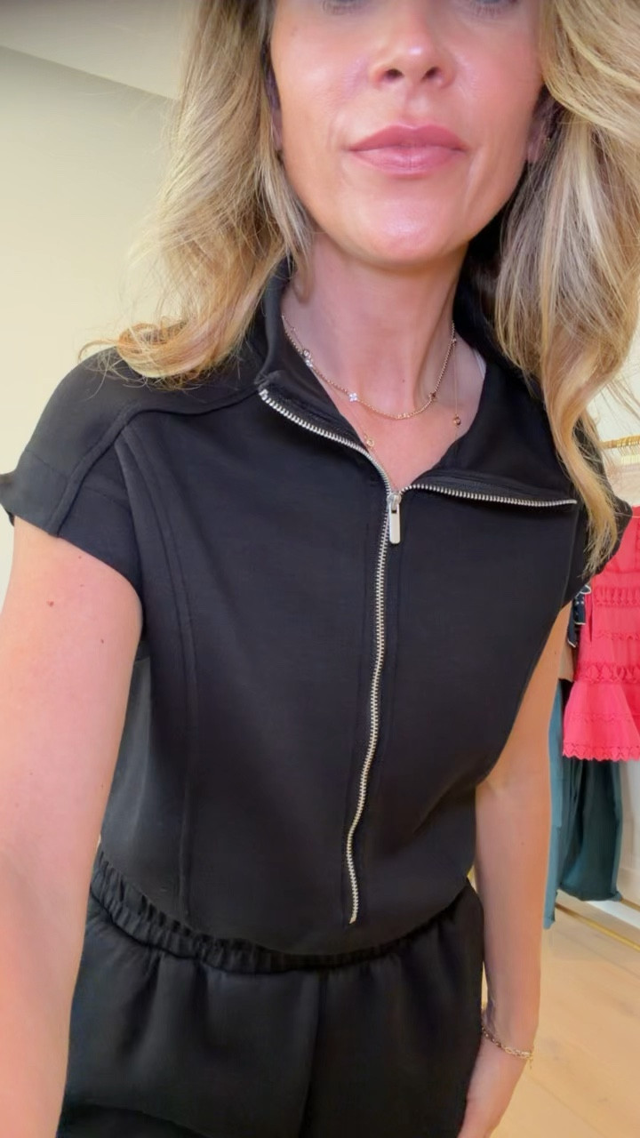 Bought these jumpsuits to share with ya’ll  and they sold out so fast I didn’t even get to share! They are finally back in stock and so good! You won’t believe they are from Walmart! They feel like butter, so soft, so luxurious. They feel like airessentials and even better they are only $36!! Comes in black and mushroom. Of course I had to get both!! 👏 I’m wearing size XS! Hurry before these sell out again! 

#LTKOver40 #LTKPetite