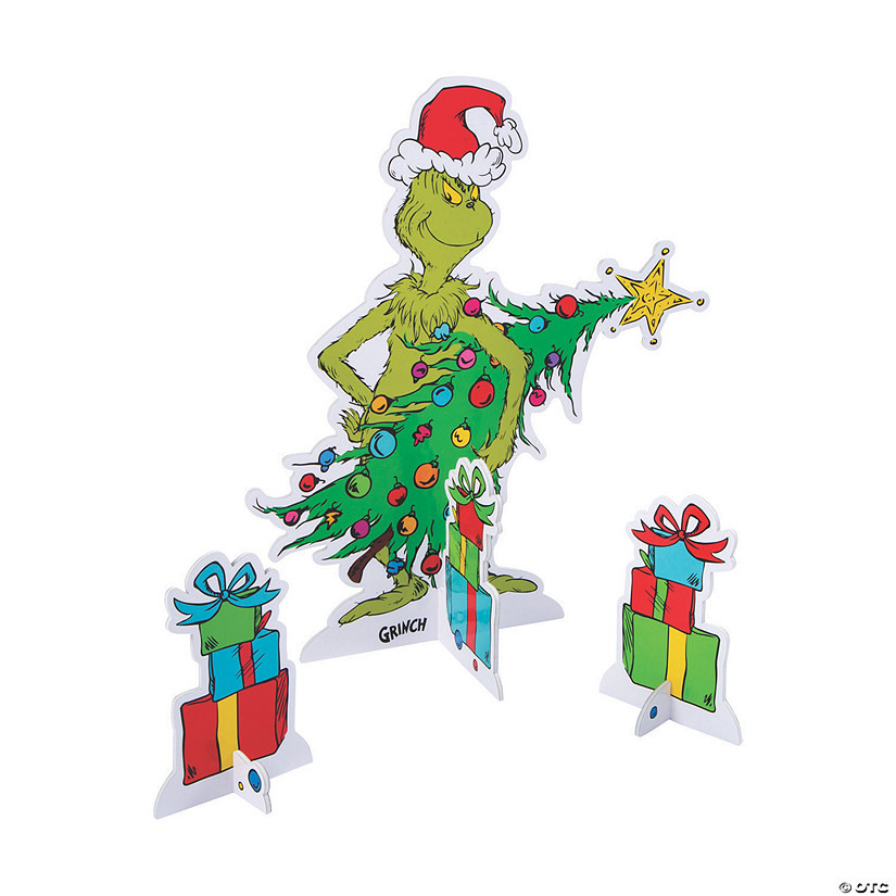 Dr. Seuss™ The Grinch Centerpiece Set - 4 Pc. | Oriental Trading Company