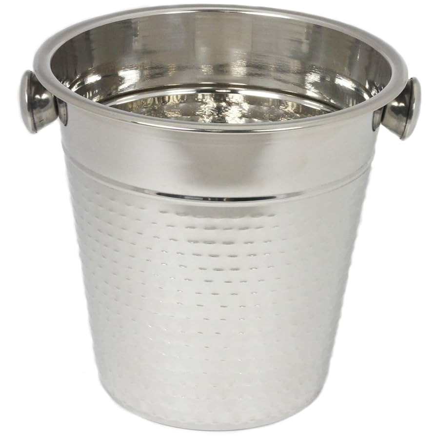 Chef Craft Hammered Champagne Bucket. 4 Quart. Stainless Steel | Amazon (US)