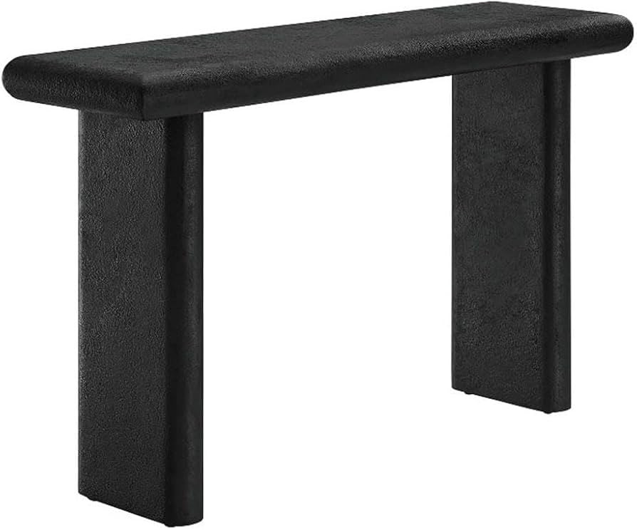 Modway Relic Console Table-Textured Cement Concrete Finish in Black | Amazon (US)