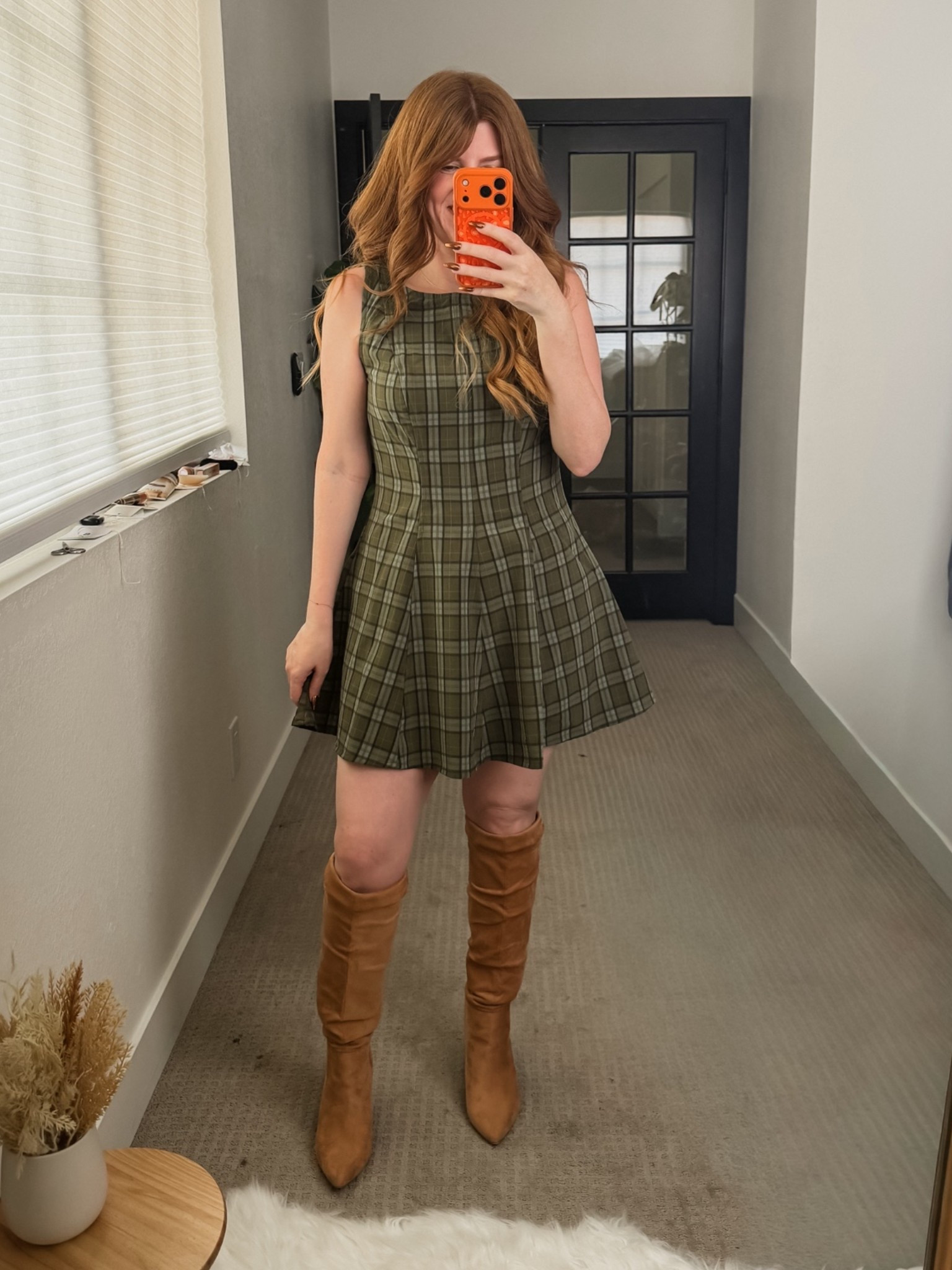 Such a cute plaid dress for fall! Sized up to a medium.

#LTKPetite #LTKSeasonal #LTKootd