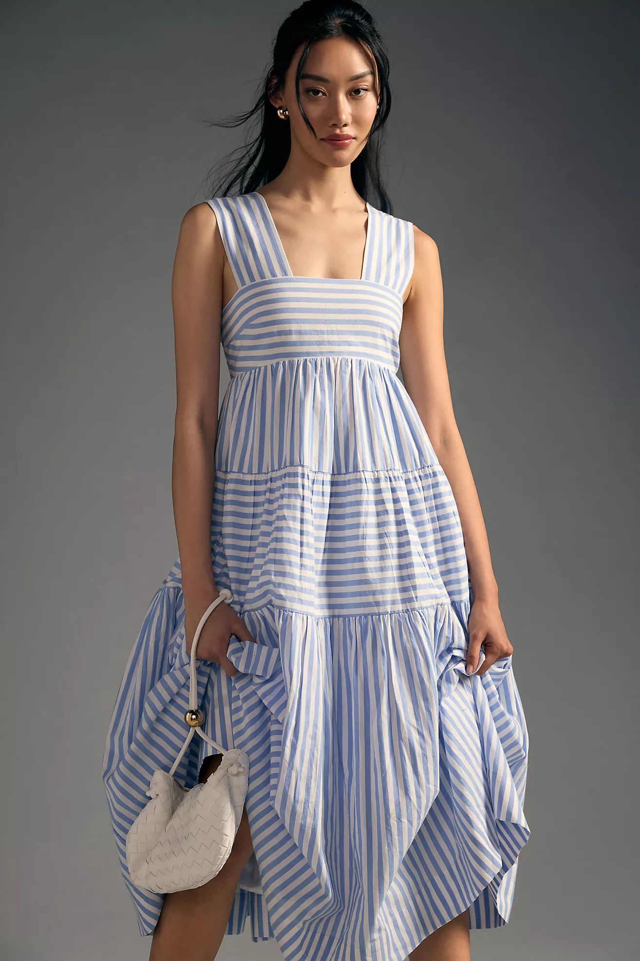 The Helena Square-Neck Babydoll Dress | Anthropologie (US)