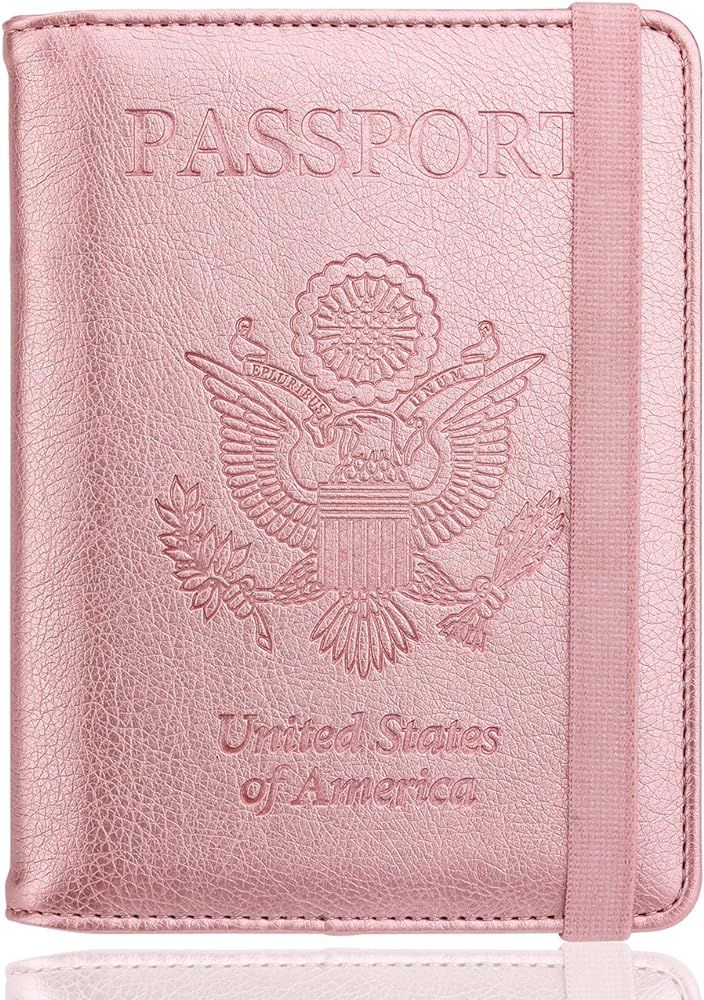 WALNEW RFID Passport Holder Cover Traveling Passport Case | Amazon (US)