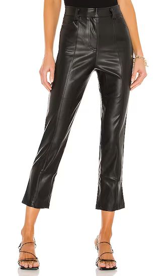 Jen Faux Leather Trouser in Black | Revolve Clothing (Global)