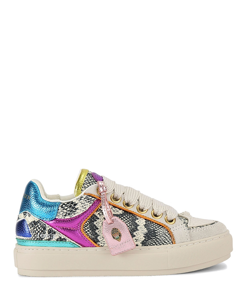Kurt Geiger London Women's Southbank Tag Metallic Sneakers | Bloomingdale's (US)