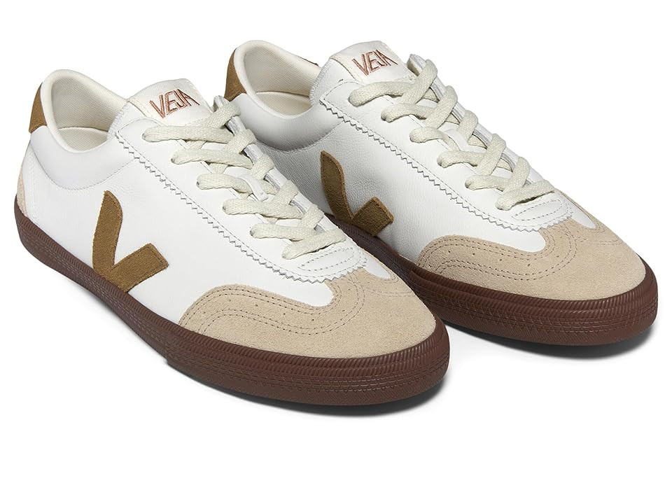 VEJA Volley Men's Shoes White/Tent/Bark : EU 47 (US Men's 12.5) M, Leather | Zappos