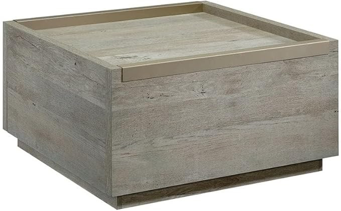 Sauder Manhattan Gate Coffee Table, L: 31.02" x W: 30.95" x H: 16.06", Mystic Oak finish | Amazon (US)