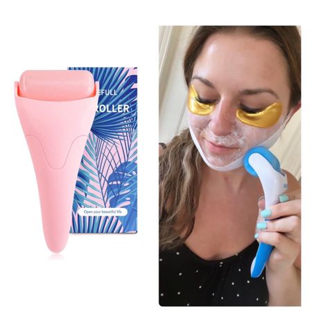 If there’s one thing you grab from Amazon today, let it be that ice roller! I love this thing so so much! It feels amazing on your skin, helps wake you up in the morning and helps with minimizing that puffiness. You can grab the pink  or the blue! 