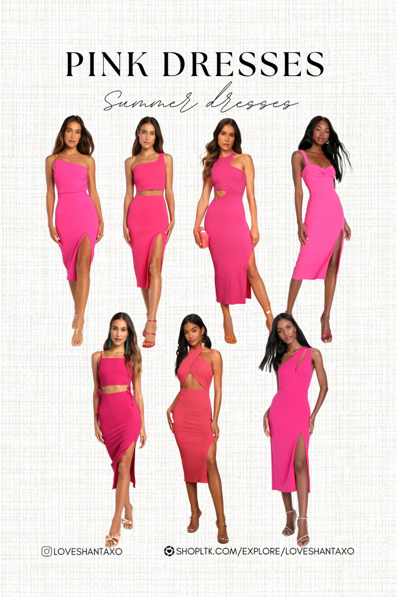 hot pink brunch dress Charming Mermaid Sweetheart Satin Hot Pink Long Prom Dresses – luladress main image 1