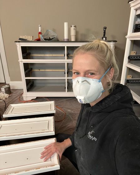 Products I use to Paint Furniture & Cabinets without a Paint Sprayer.
I used Benjamin Moore Advance in a satin sheen for Topcoat. You will have to purchase at a Benjamin Moore store or online.

#LTKhome