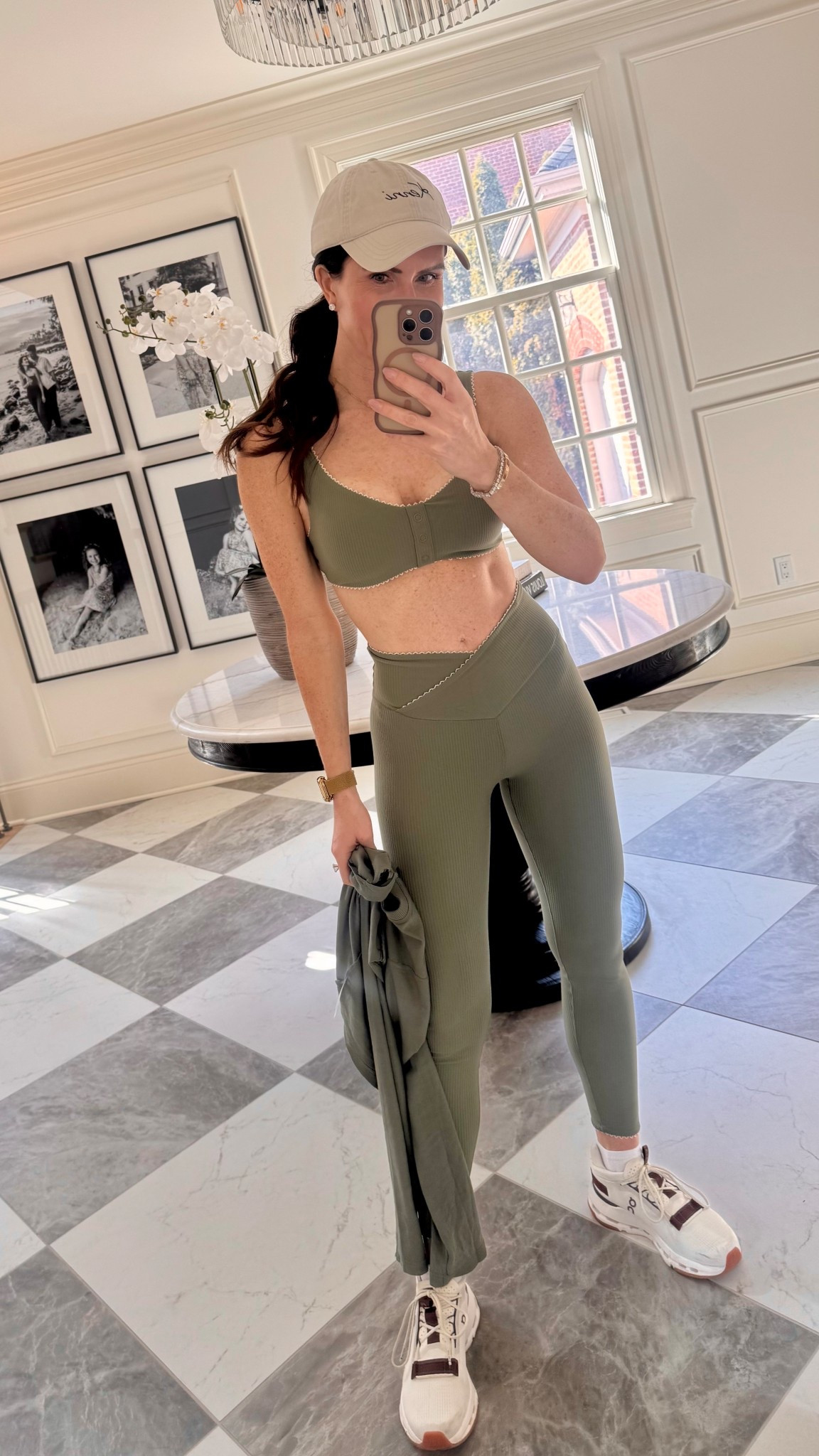 The cutest olive green workout set from Aerie

Obsessing over the scalloped trim 💕

#LTKfitnessgoals #LTKSpringSale #LTKootd