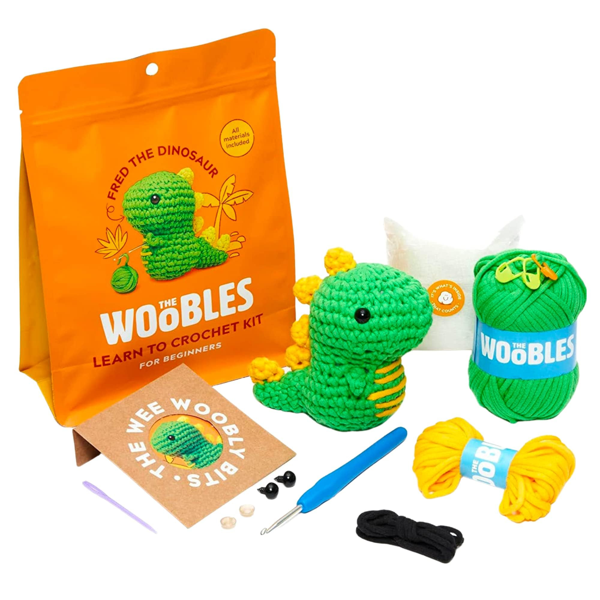 The Woobles Crochet Kit for Beginners - Easy Arts and Crafts Knitting & Crochet Animals Kit As Se... | Amazon (US)