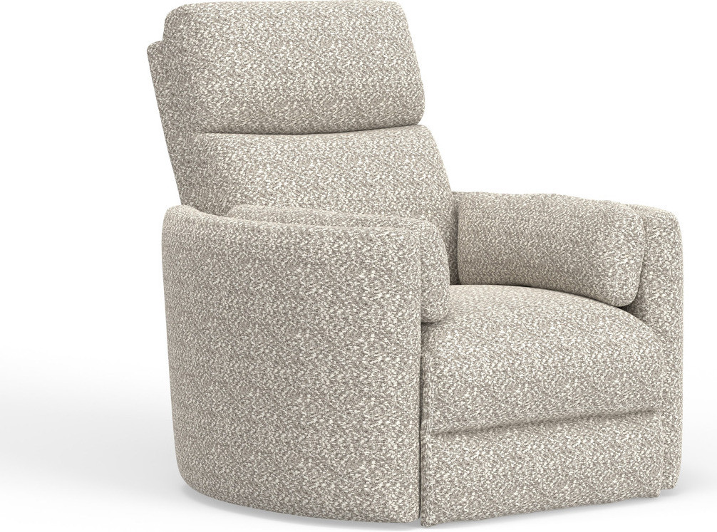 Radius Swivel Power Glider Recliner In Tatum River Rock | 1stopbedrooms
