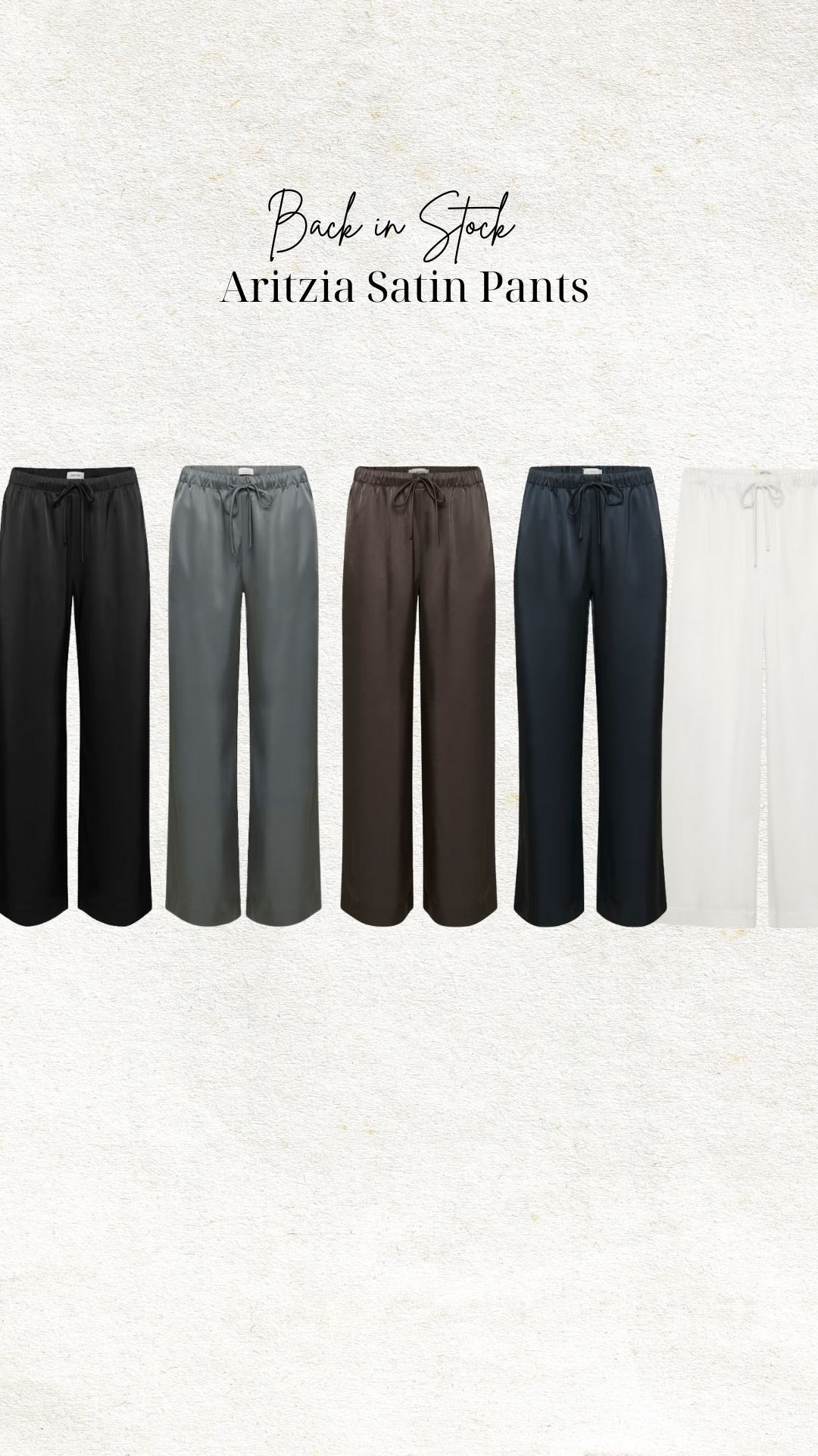 Satin lodge pants got restocked! 