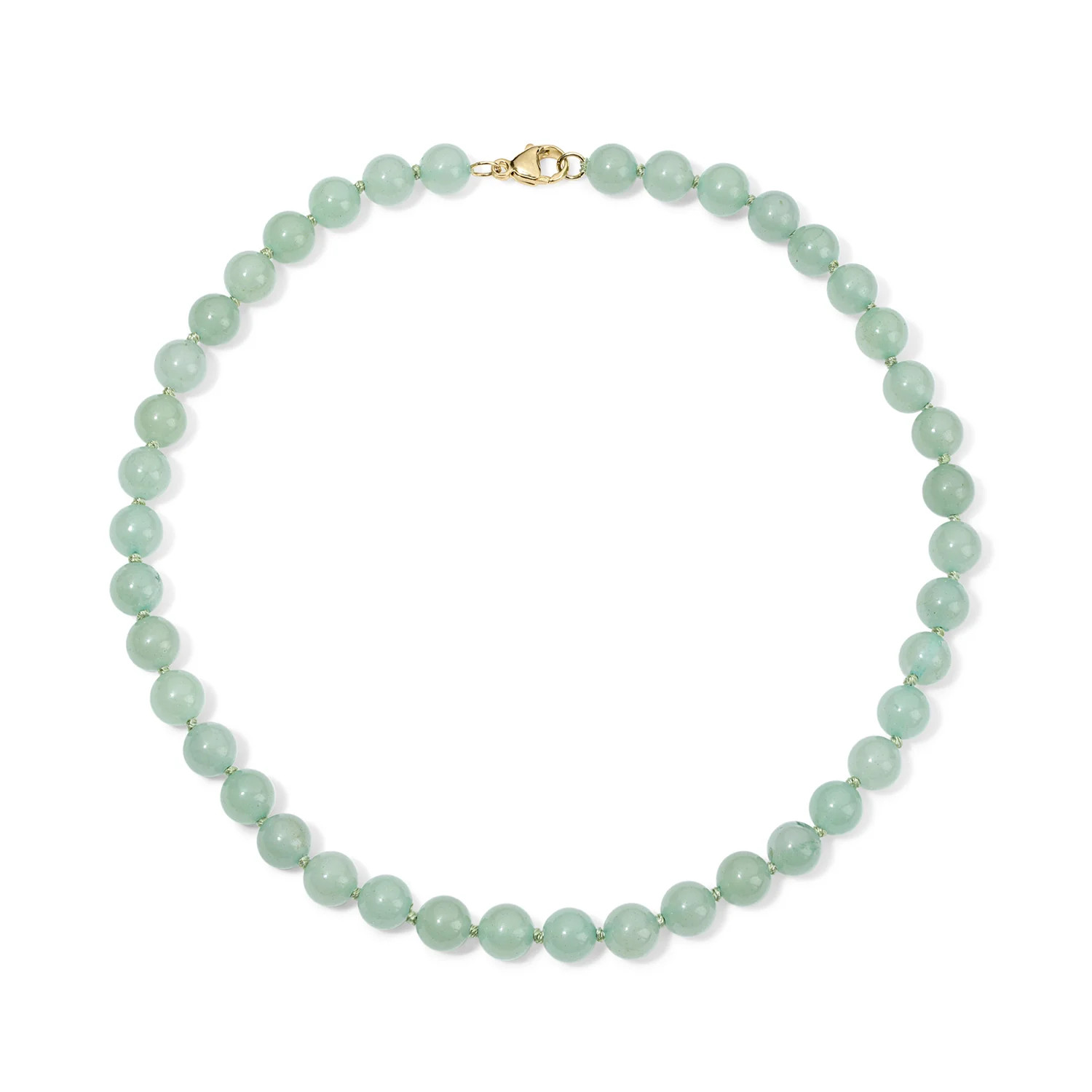 Green Aventurine Beaded Necklace | Stephanie Gottlieb Fine Jewelry
