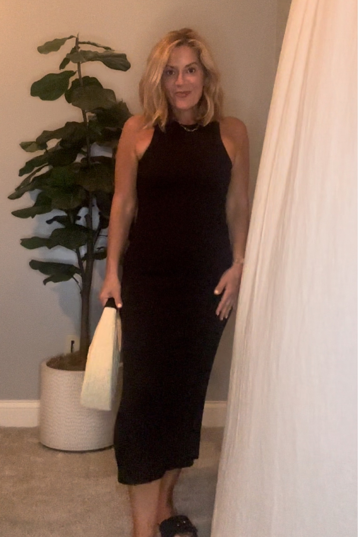 A basic black tank dress is always my go to for spring and summer.  Perfect for travel and can be worn so many ways!  

#LTKover40 #LTKstyletip #LTKfindsunder50