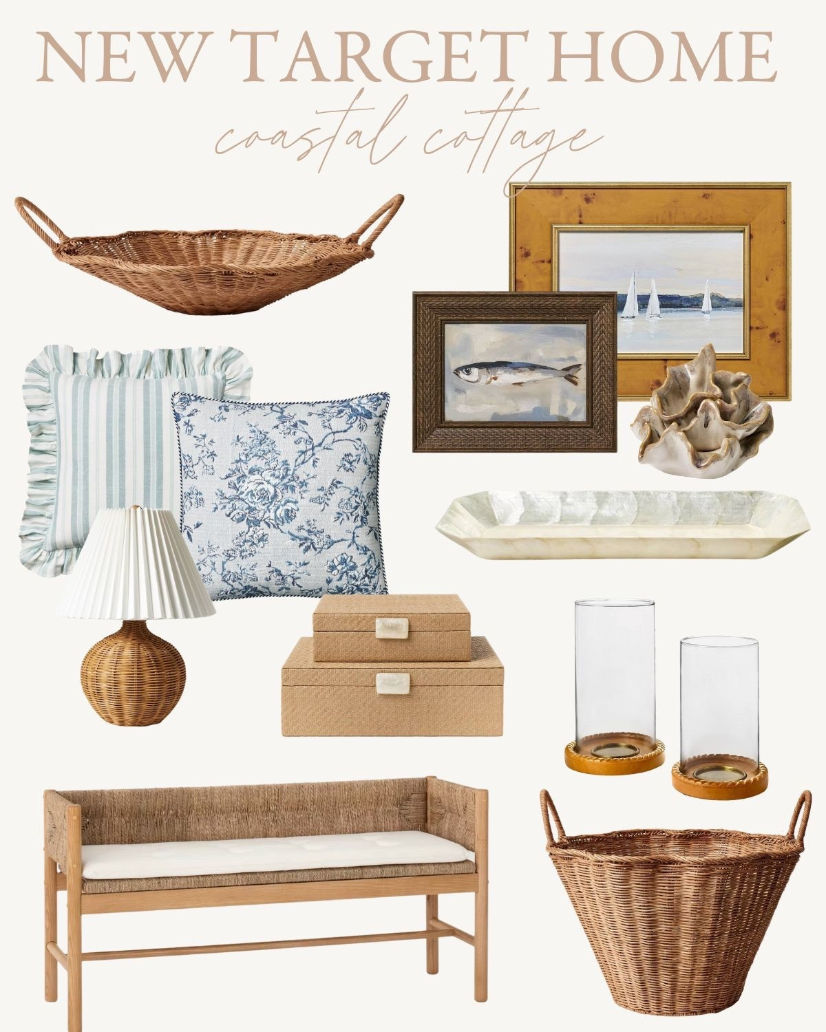 New Target home coastal cottage finds from studio McGee! 

#LTKHome
