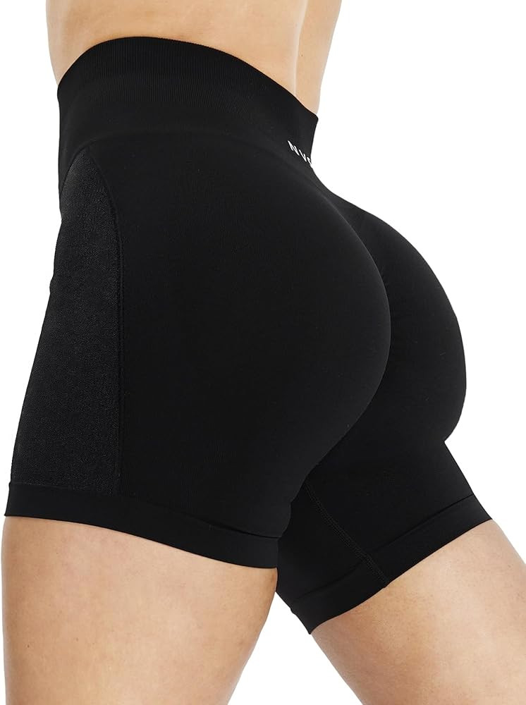 NVS Workout Shorts Women Amplify Contour Seamless Scrunch Shorts Gym Running Fitness Yoga Booty B... | Amazon (US)