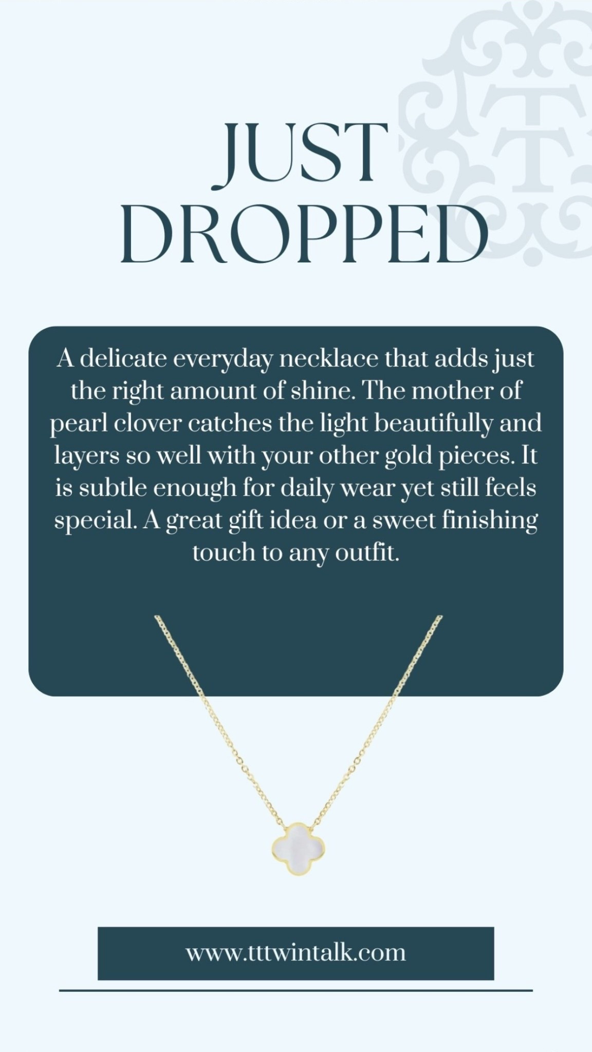 The perfect addition to your necklace stack. Great gift for her! 
M

#LTKGiftGuide #LTKOver40