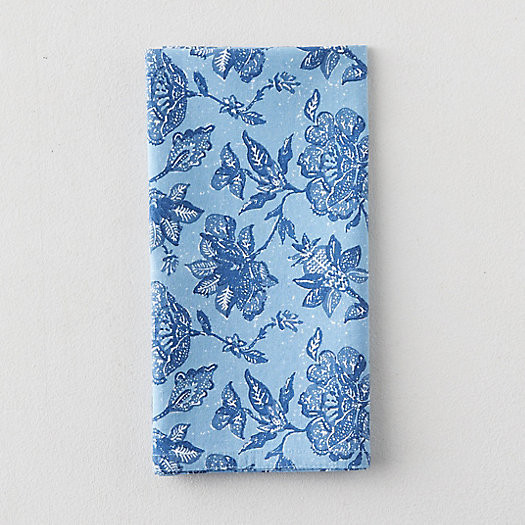 Riviera Florals Cotton Napkin | Terrain