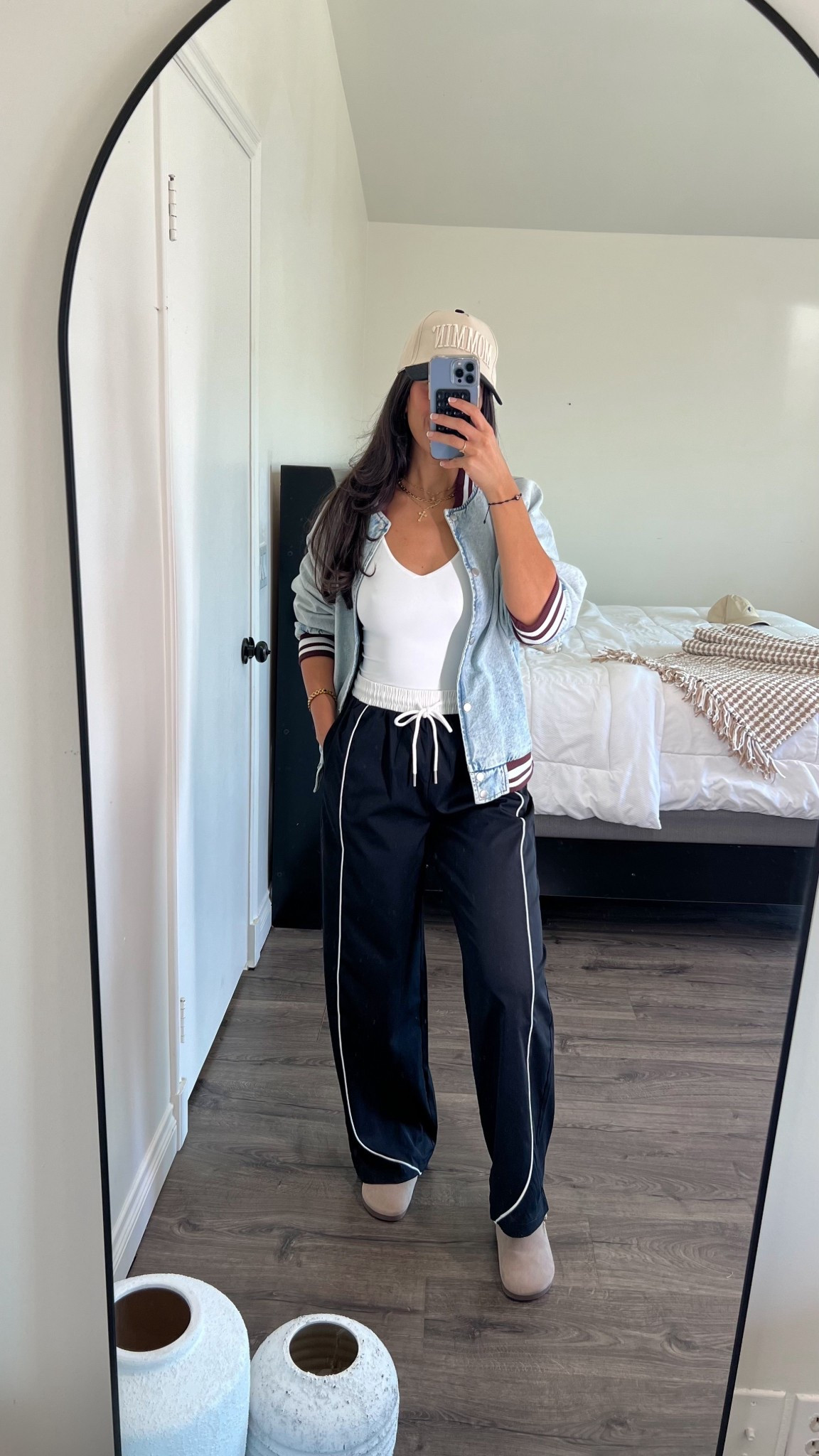 Fall sports mom wear! Love love these track pants! Brings me back to the 90s! 

#LTKActive #LTKStyleTip #LTKU