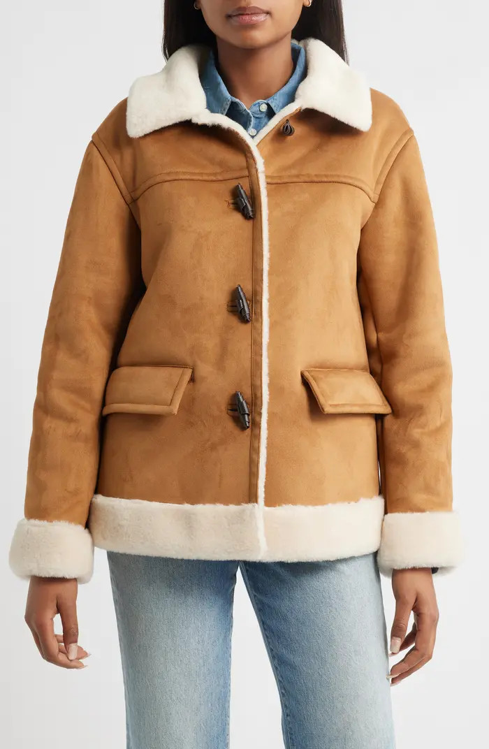 Faux Shearling Coat | Nordstrom