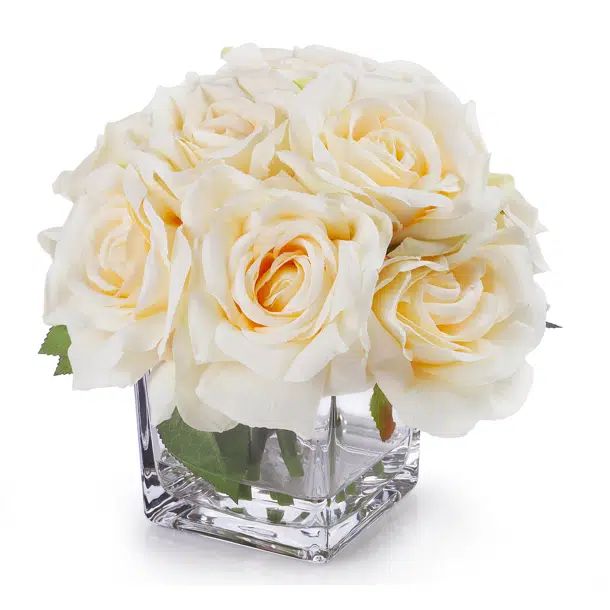 Rose Floral Arrangements and Centerpieces in Vase | Wayfair North America
