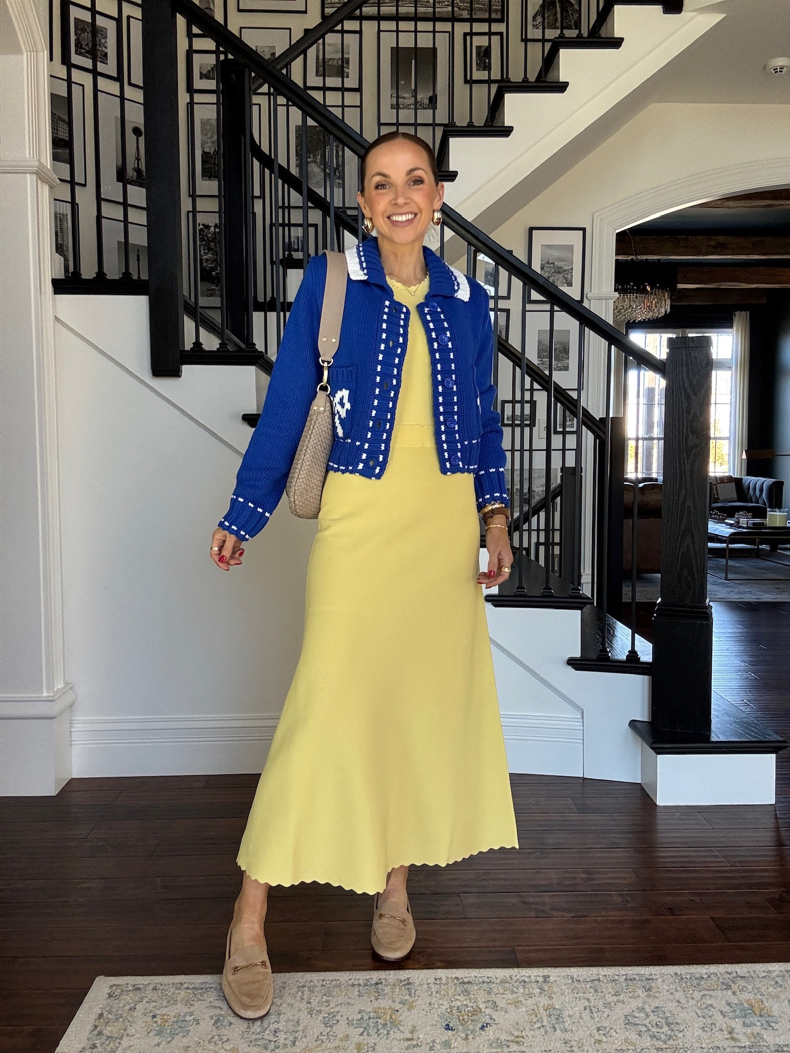 Yellow and royal blue is bold in all the right ways! Perfect for spring! 

#LTKootd