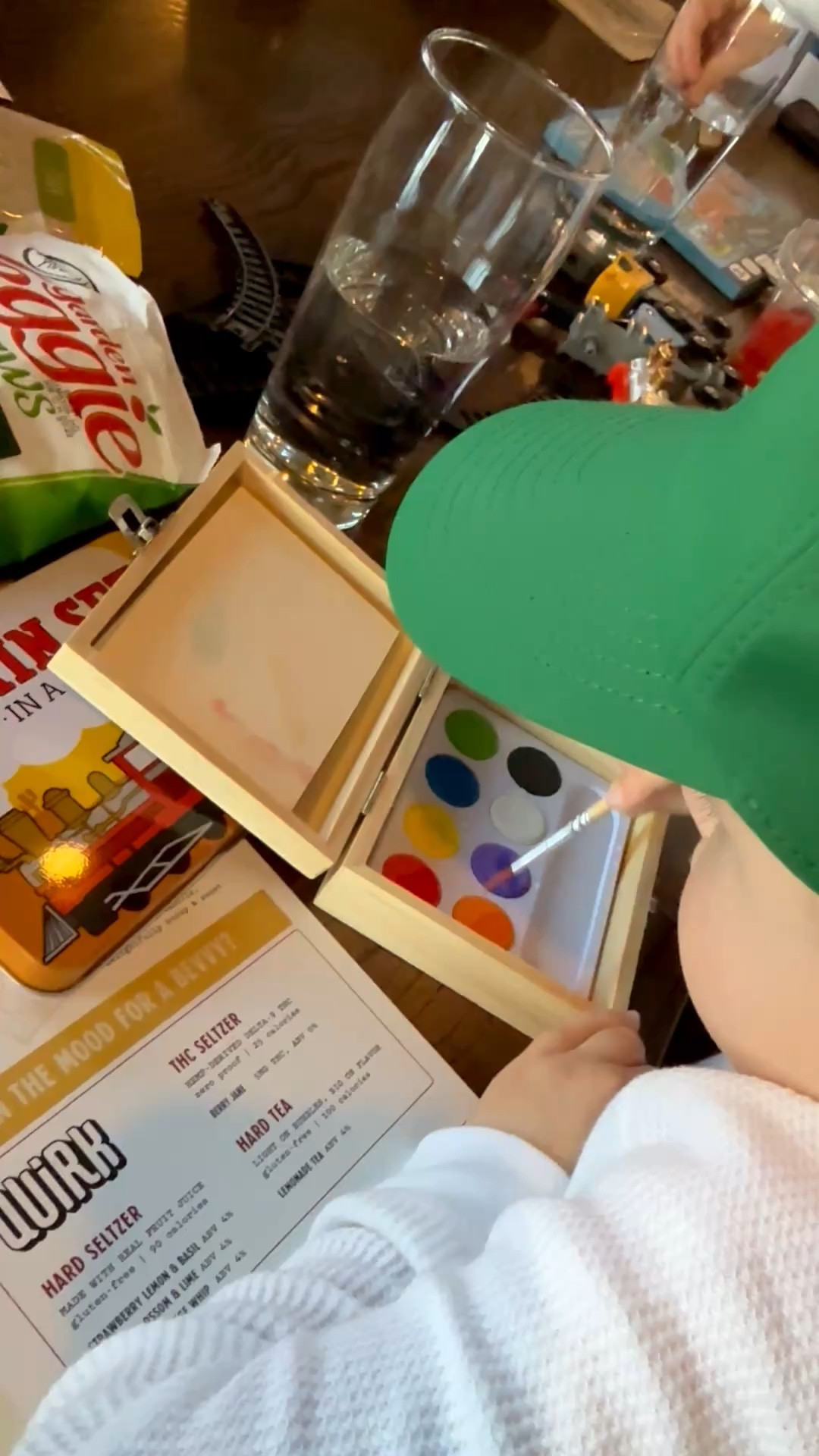 Babies in a bar? Why not?! Here are some of the easy to bring activities we packed for them to do 🎨🚂📚

#LTKKids #LTKmomlife #LTKTravel