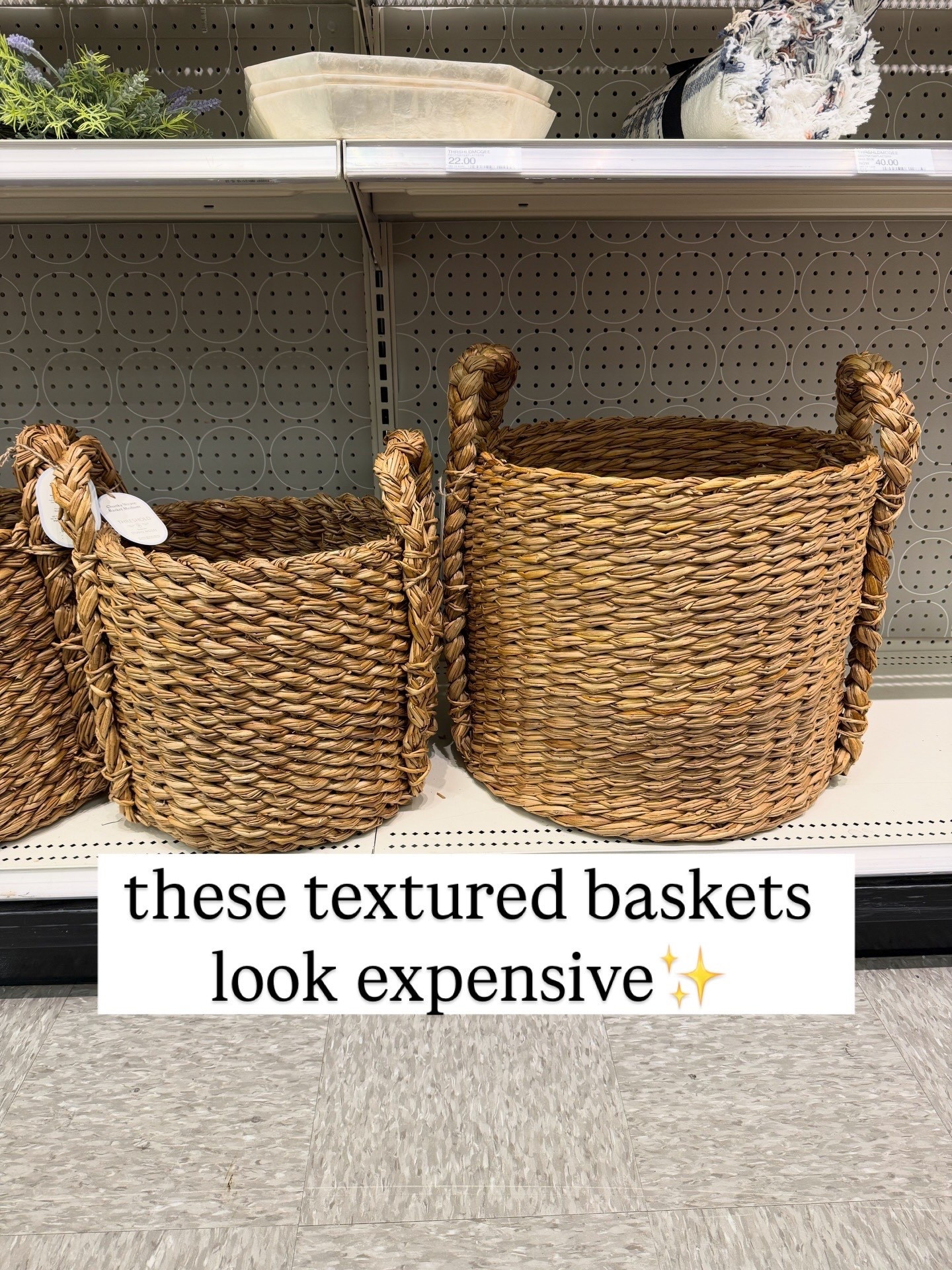 I couldn’t believe these baskets were so affordable, they look way more expensive then they are. 



#LTKSeasonal #LTKHome #LTKSaleAlert