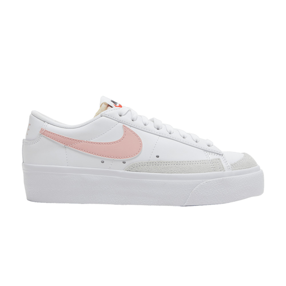 Nike Blazer Low Platform 'White Pink Glaze' Sneakers | GOAT