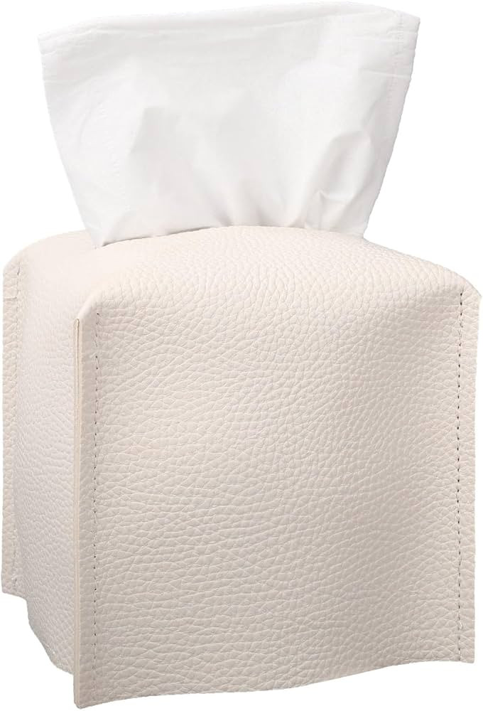 Lusofie Taschentuchbox Quadratisch Kosmetiktücherbox PU Leder Taschentuch Box Abdeckung Dekorati... | Amazon (DE)