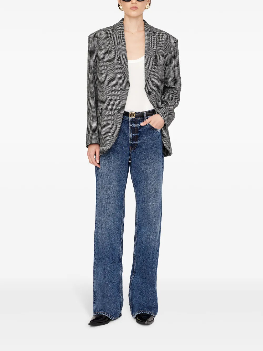 Hugh wide-leg jeans | Farfetch Global