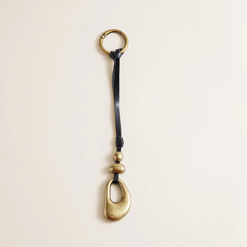Stacked Pebble Bag Charm - Espresso | Parker Thatch