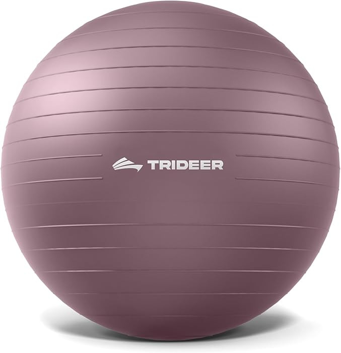 Trideer Exercise Ball Yoga Ball,Office Seating & Balance Ball Chair, Stability Ball for Pilates, ... | Amazon (US)