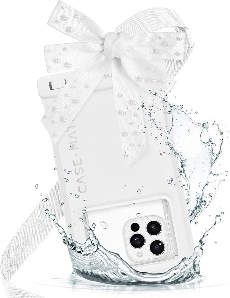 Case-Mate IP68 Waterproof Large Phone Pouch with Bow Design - Travel Beach Cruise Ship Essentials... | Amazon (US)