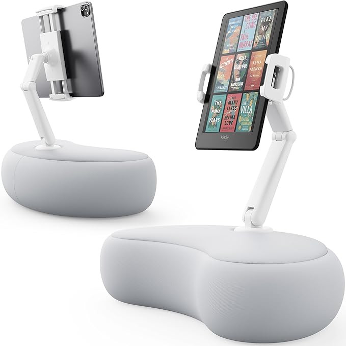 SAIJI Tablet Kindle Holder Pillow, Compatible with 4.7”-15.6” Kindle, Tablet, Phone, Portable... | Amazon (US)