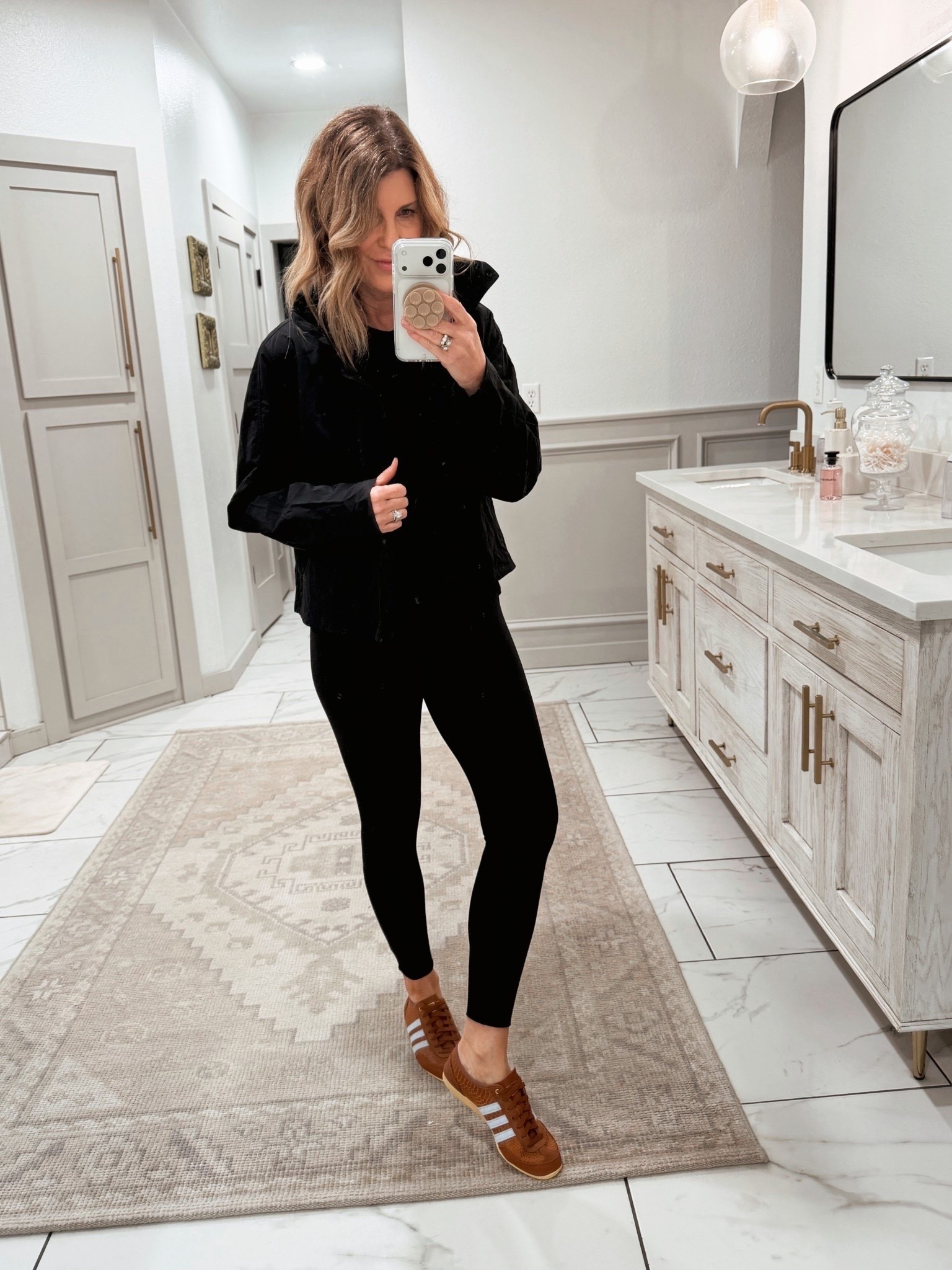 Size 6 jacket 
Size down in shoes 

Comment SHOP below to receive a DM with the link to this post on my LTK ⬇ https://liketk.it/64AjS #ltkover40 #ltkactive

#LTKActive #LTKOver40